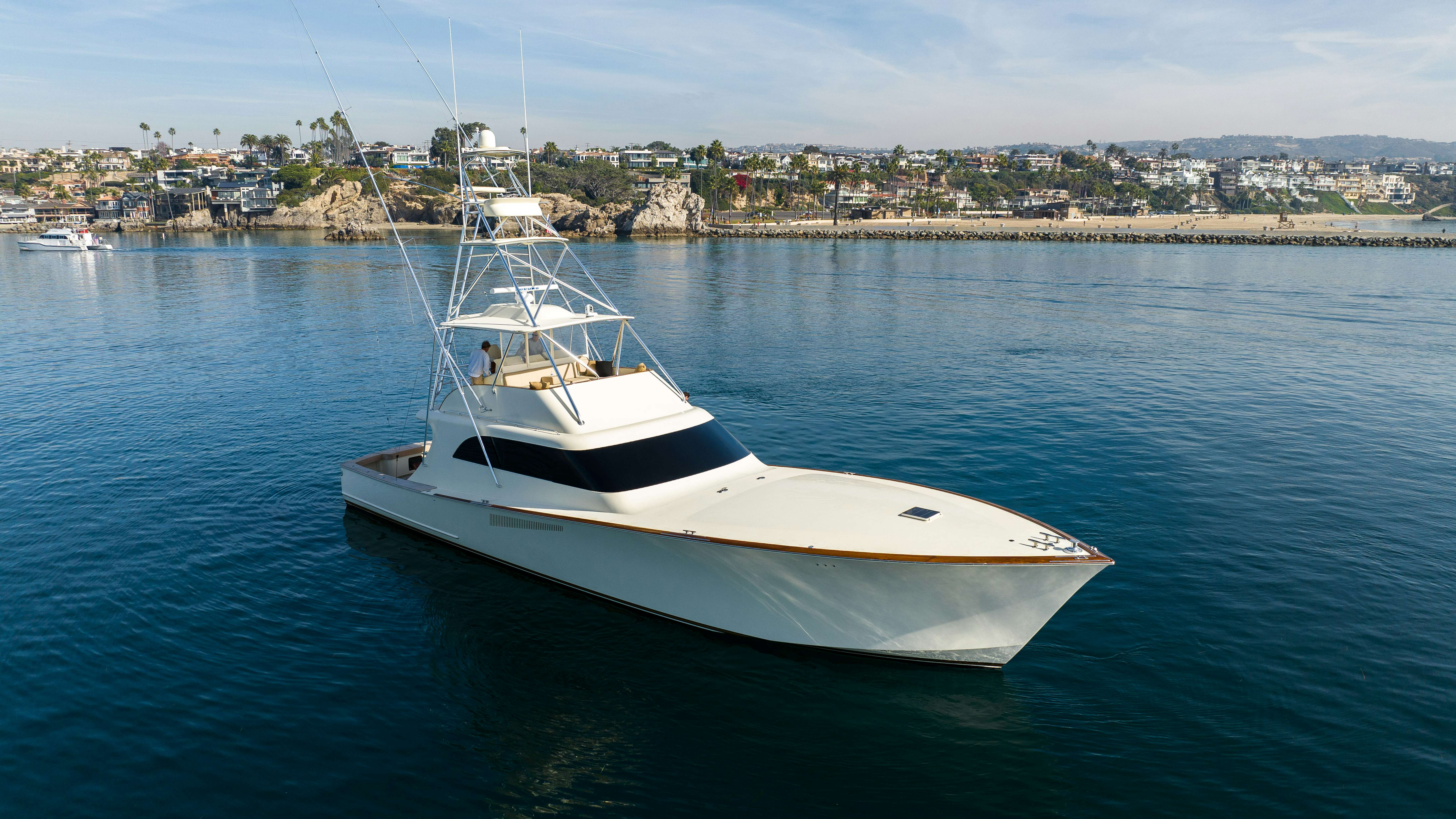 a boat on the water aboard J&B Yacht for Sale